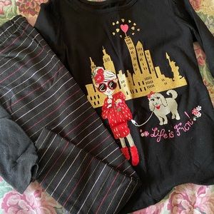 Girls matching set.